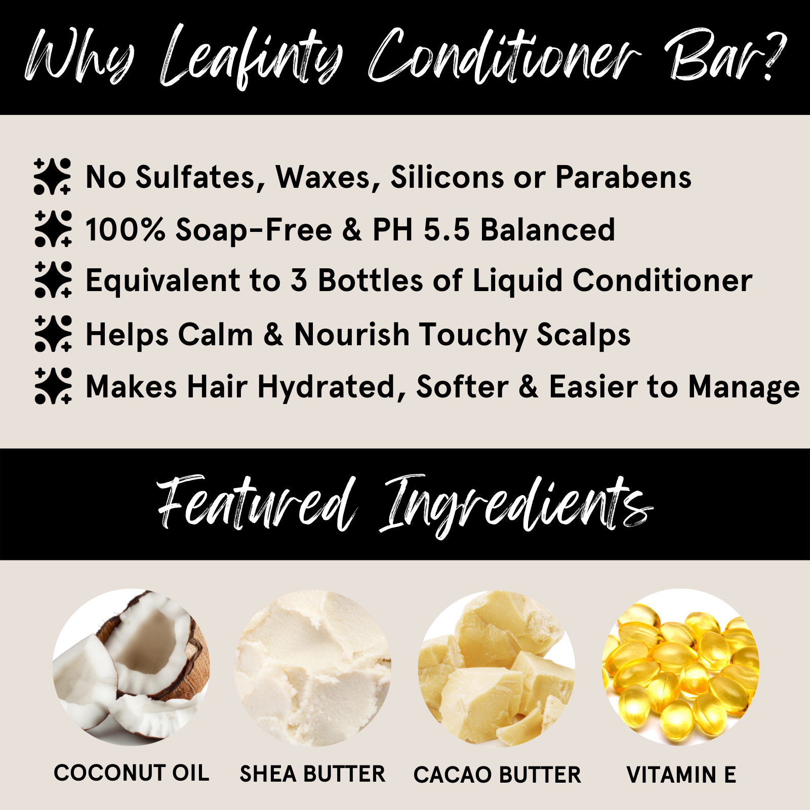 C01 Solid Conditioner Bar for Itchy, Dry & Dandruff Scalps