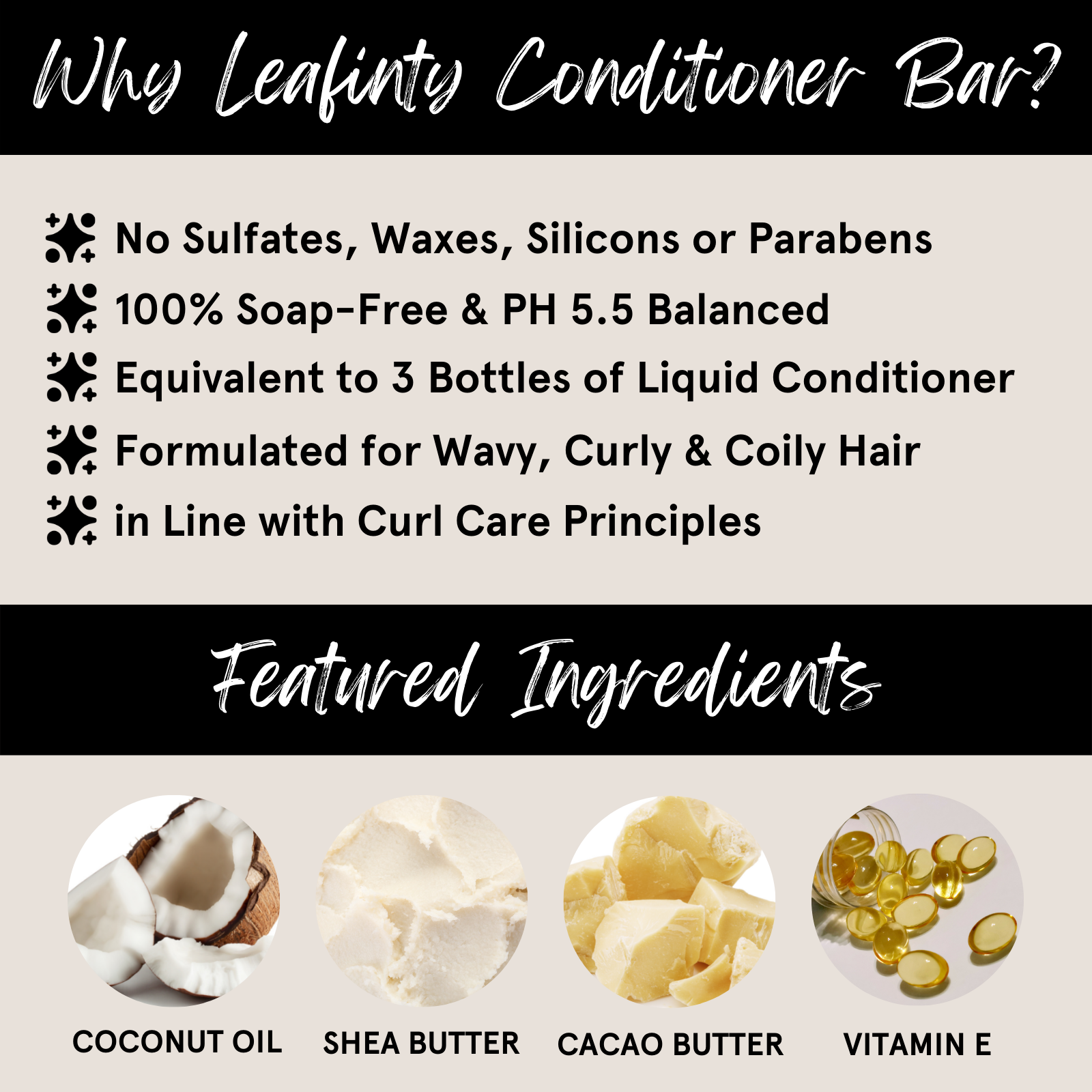 C08 Solid Conditioner Bar for Curly, Wavy & Coily Hair