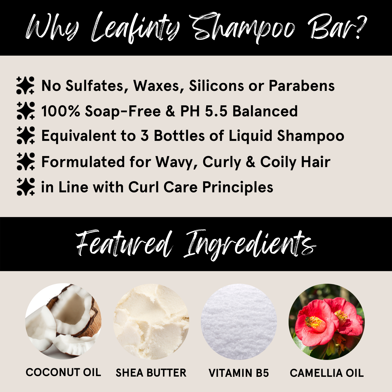 S08 Solid Shampoo Bar for Curly, Wavy & Coily Hair