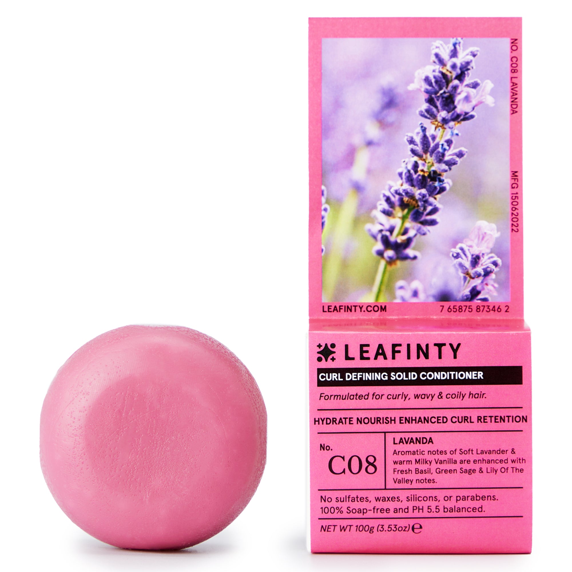 C08 Solid Conditioner Bar for Curly, Wavy & Coily Hair